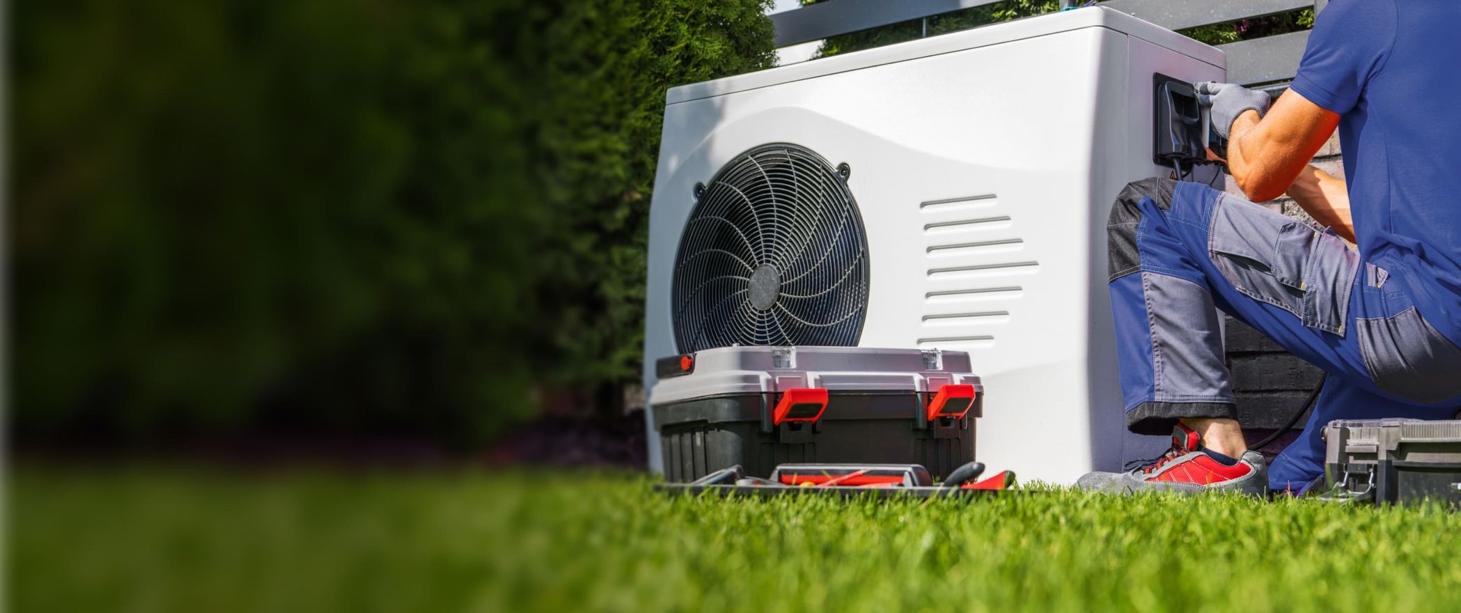 Installation einer Wärmepumpe